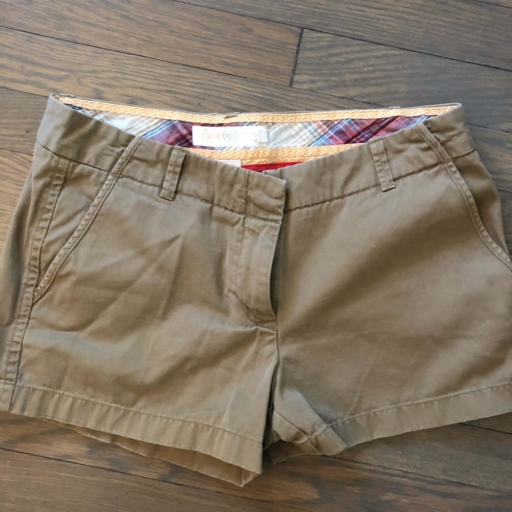 J Crew Chino Shorts, Khaki - Sz8 - Great Condition